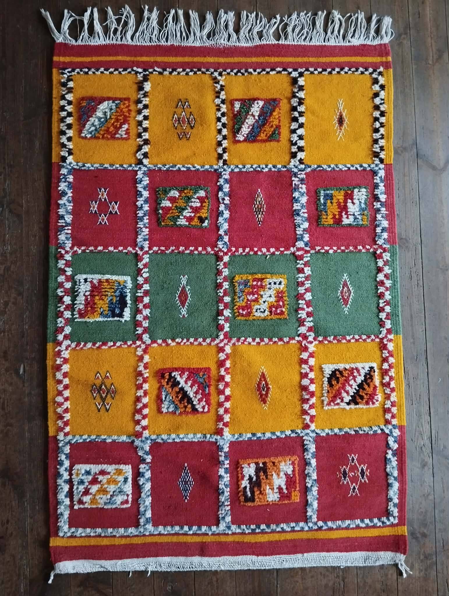 Handmade Berber Kilim Taznakht 150x100cm