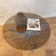 Table basse vintage en verre