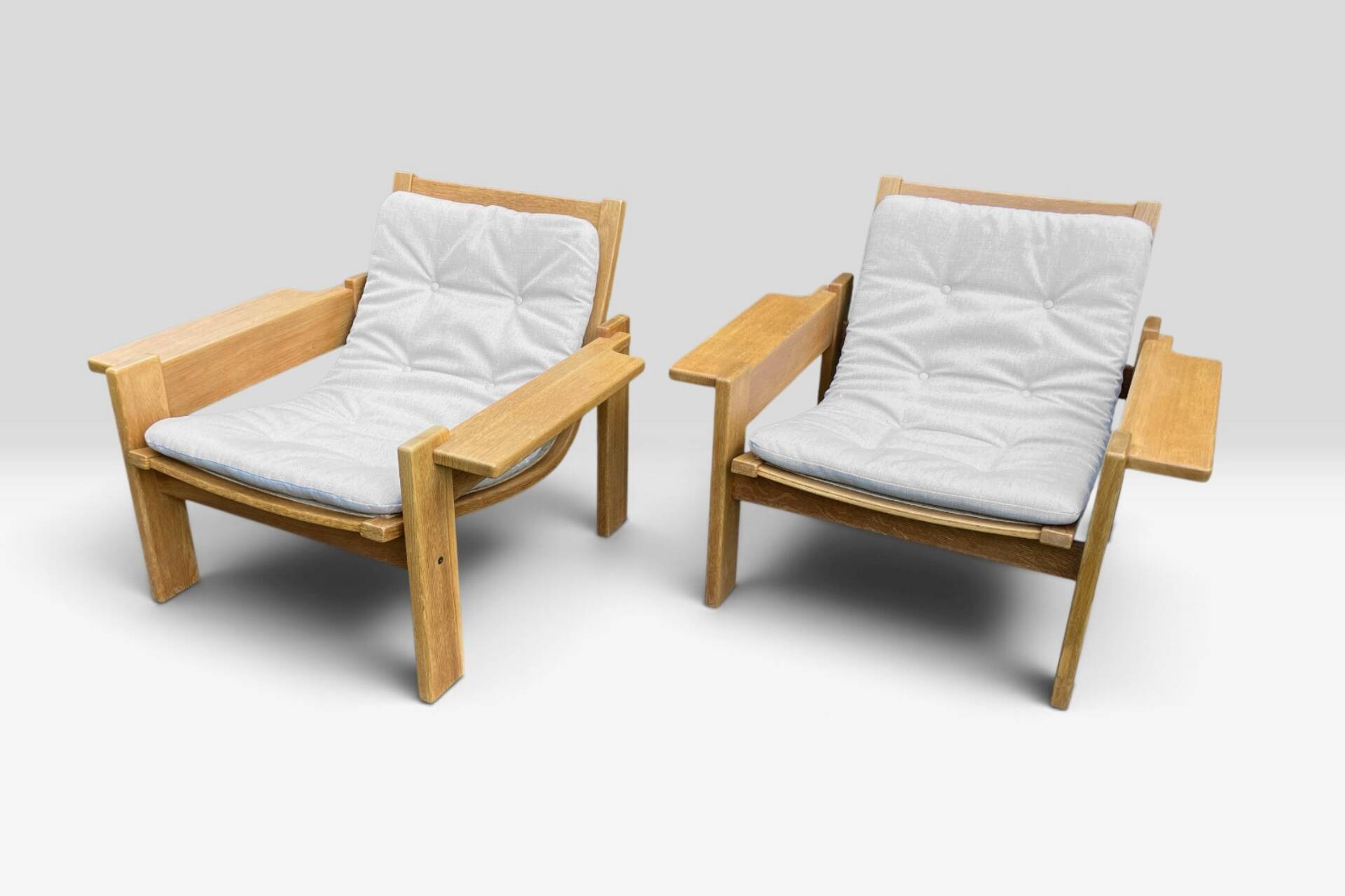 2 x Swedese "Kontra" armchairs Yngve Ekström vintage Sweden