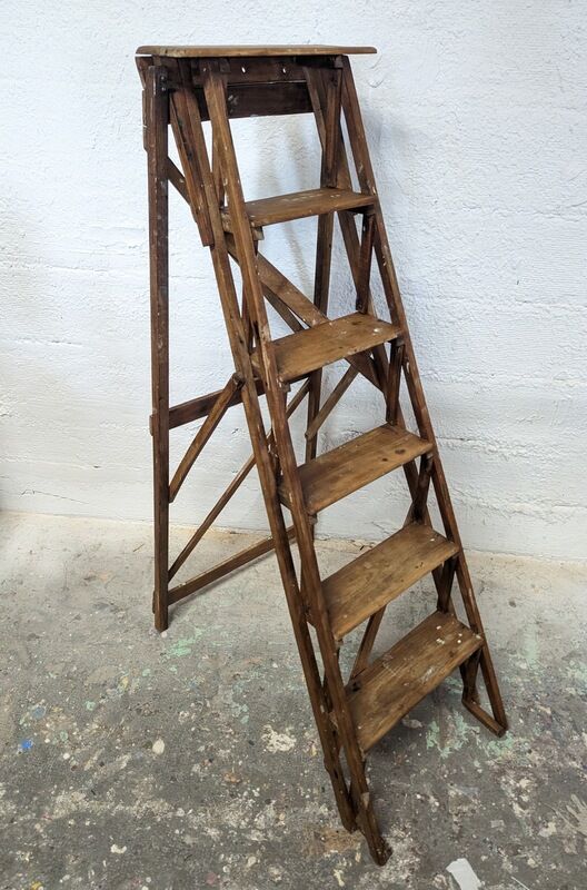 Old stepladder restored