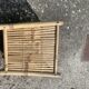 Lot of 2 bamboo pot covers