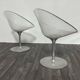 Space Age Eros Armchairs by Philippe Starck for Kartell, 1970s, Set of 2
