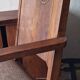 Antique arts and crafts carved oak aak armchair, 1910s