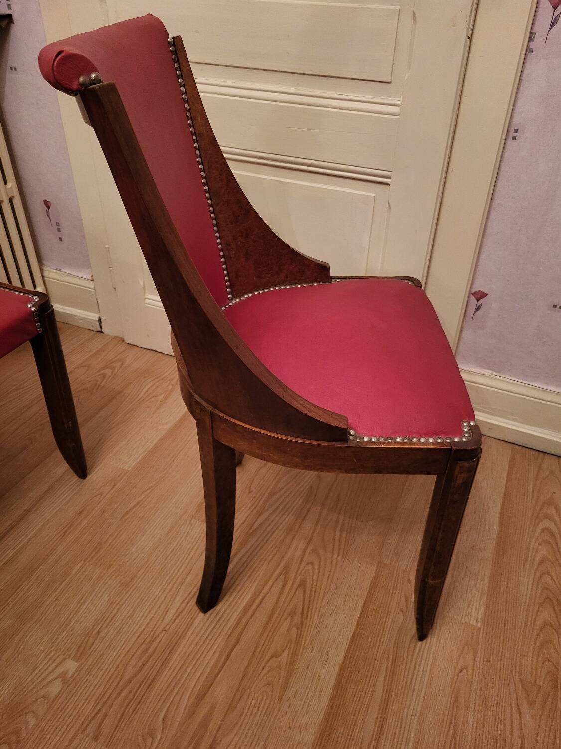 Set of 6 Art Deco chairs