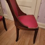 Set of 6 Art Deco chairs