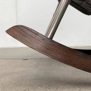 Mid-century Japanese space age folding rocking chair by Takeshi Nii, 1960s