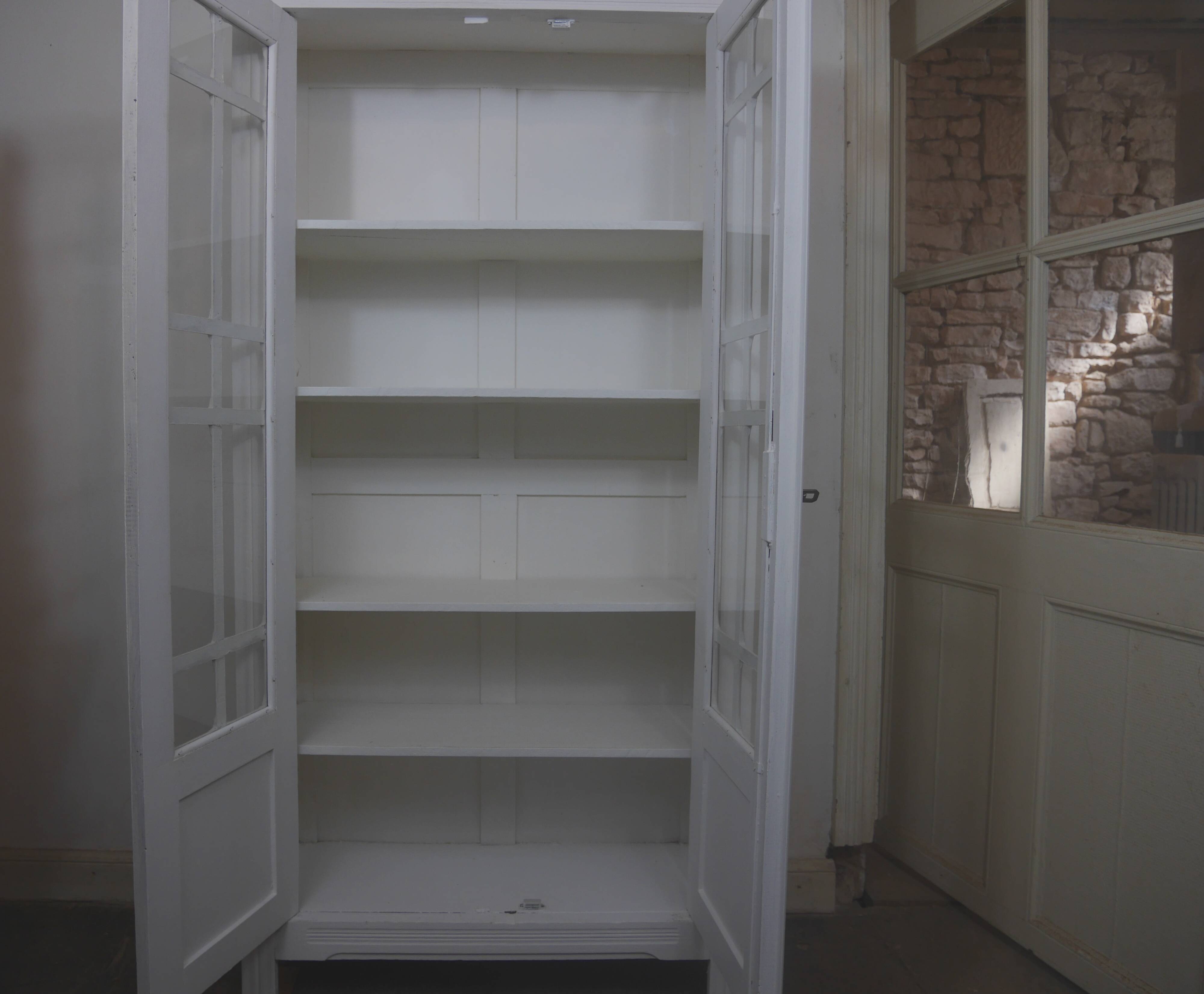 Parisian art deco glass display cabinet