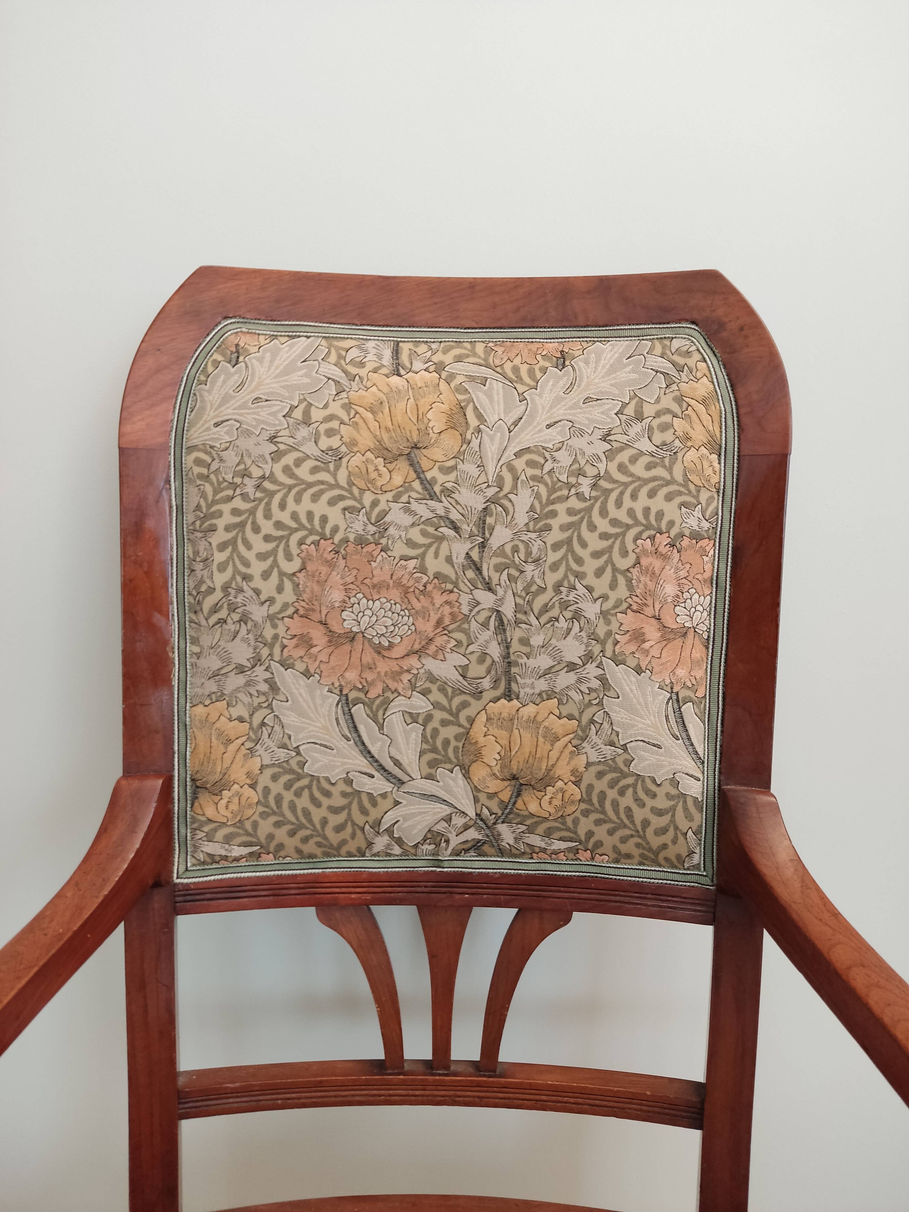 Art Nouveau armchair