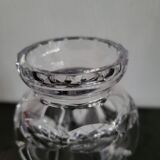 Vintage Bohemian crystal vase in excellent condition.