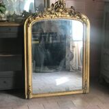 Large golden antique mirror  77x108cm