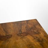 Italian art deco walnut console table, 1930s.