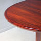 Danish oval rosewood dining table, 1960s