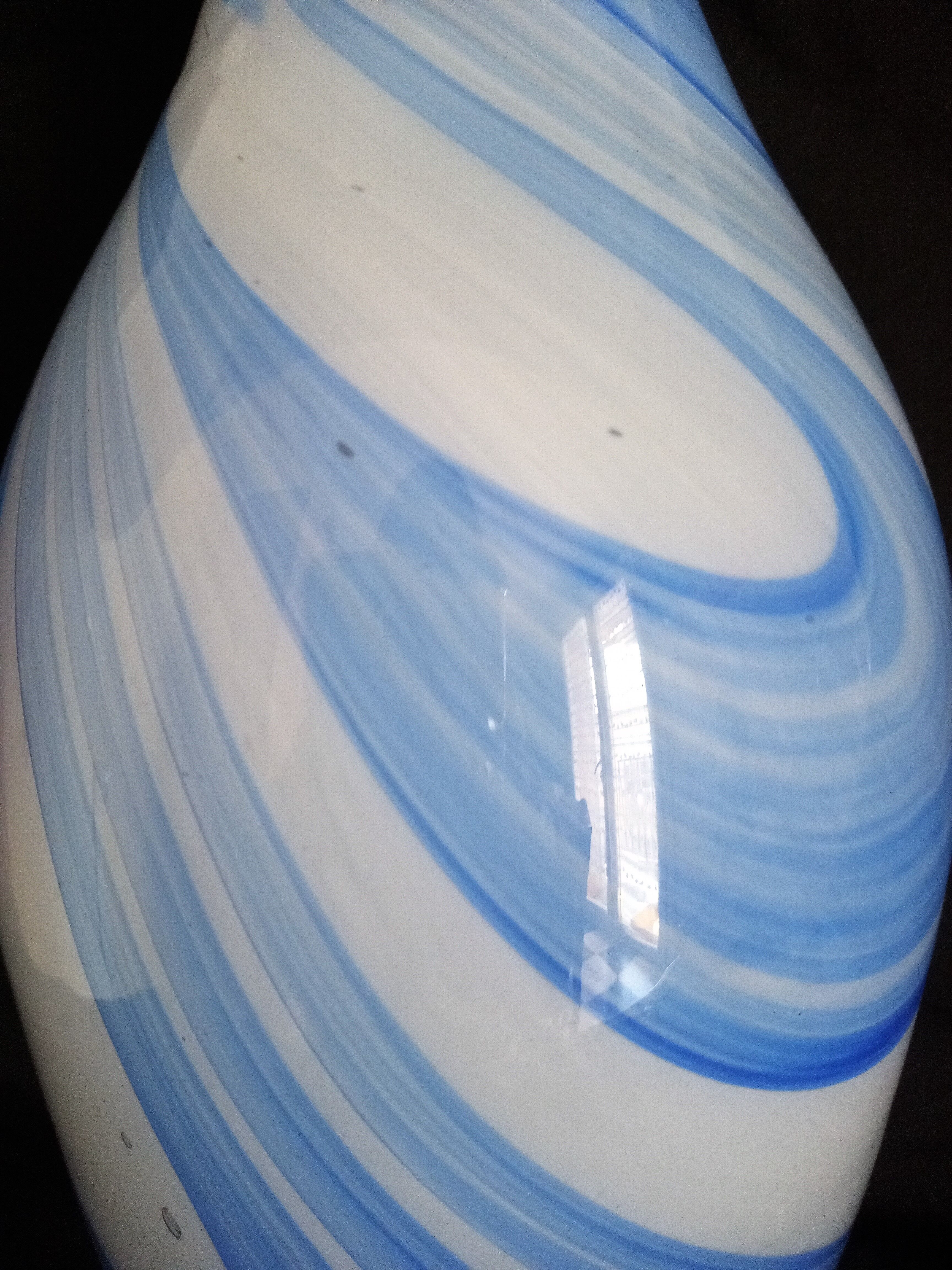 Large Murano glass soliflore vase, H - 38 cm.