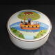 Bonbonnière ronde porcelaine Villeroy et Boch design naïf L'Arche de Noé Laplau