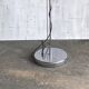 Vintage chrome metal floor lamp with 2 adjustable lights, 1960s, 149 cm