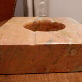 Pink marble ashtray