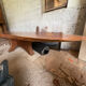 Solid exotic wood table – 2.3 m – unique piece