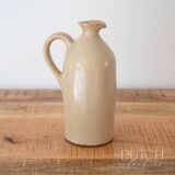 Vintage Ceramic Jug Vase With Autumnal Painting, Fall & Thanksgiving