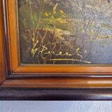 Old landscape painting by mr. pesanti