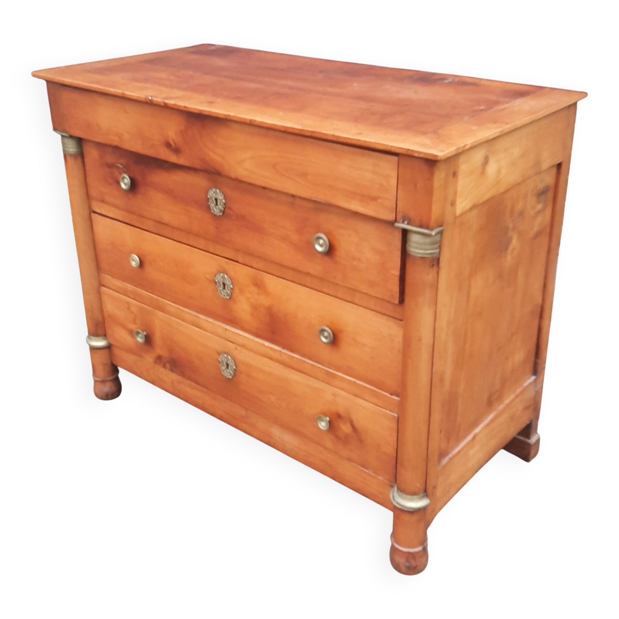 Imposing empire chest of drawers