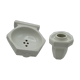 Soap holder and art deco toothbrush holder