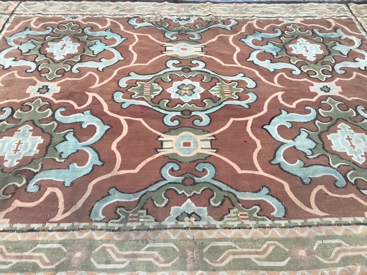 Carpet Aubusson 19th hand woven 208x306 cm