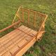 Rattan basket bed