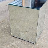 Sofa end cube mirror