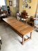 Solid wood draper's table 237 x 79 cm