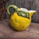 Cruche d’eau vintage en forme de citron