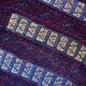 Vintage afghan Baluch handmade carpet, 1970s, 35cm x 50cm