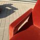 2x Cassina Utrecht chair in terracotta (rust brown) velvet in new condition!
