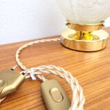 Vintage Art Nouveau globe lamp