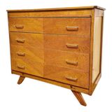 Vintage chest of drawers compass feet