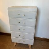 Vintage chiffonier with compass feet