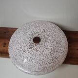 Vintage clichy glass lamp globe hanging lamp