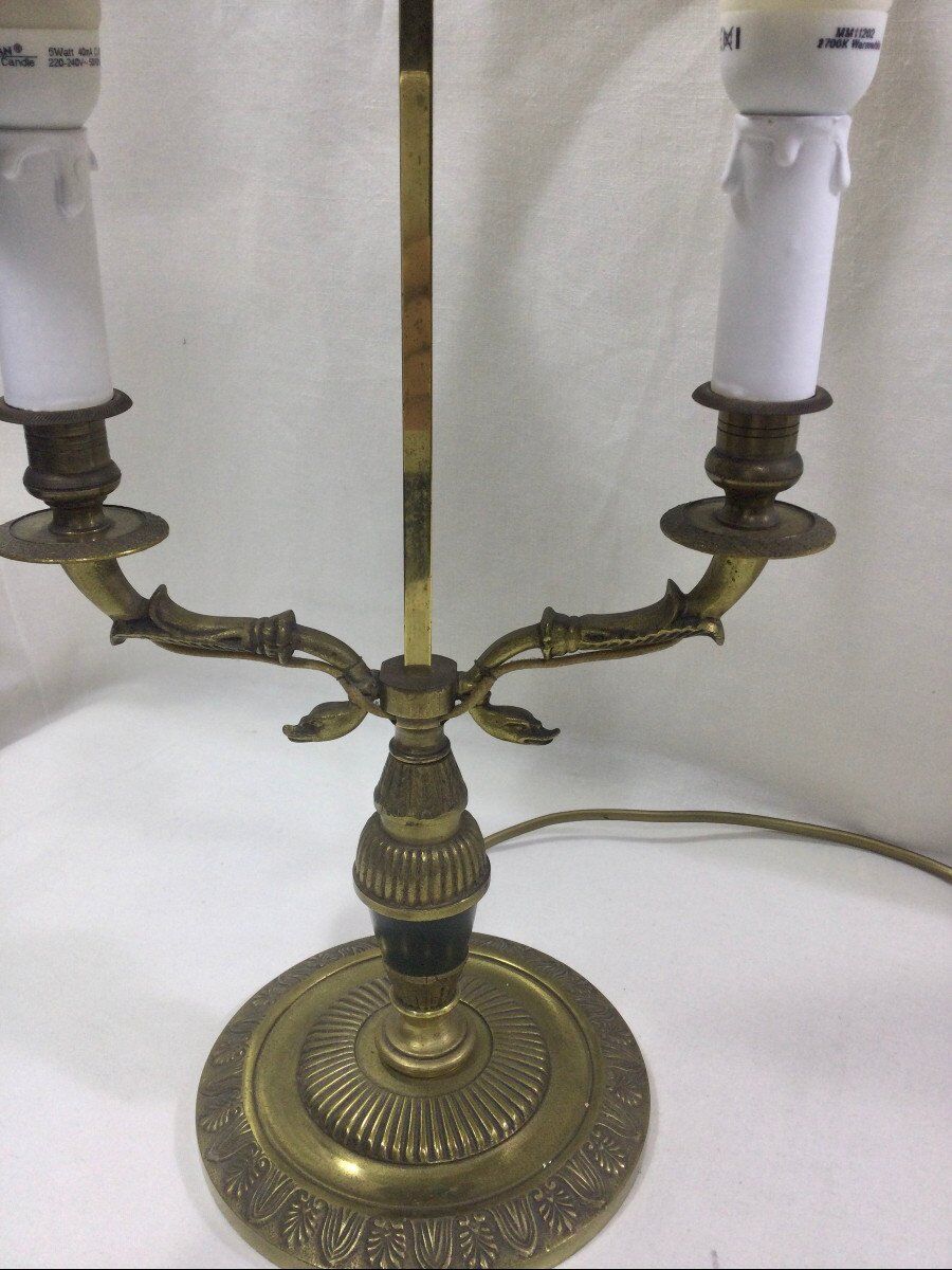 Two light empire hot water bottle lamp