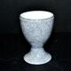 Vintage iridescent gray porcelain egg cup