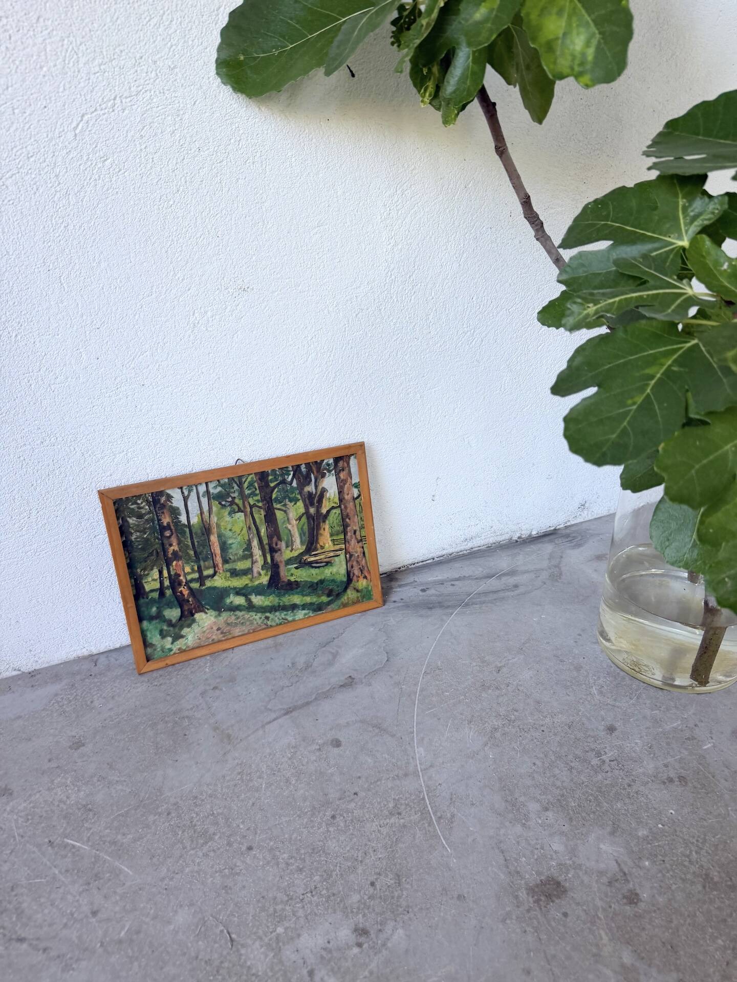 Small oil painting J. Biot