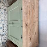 Old sage green sideboard