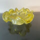 Empty ashtray pocket Murano Barovier Toso Vintage gold glitter