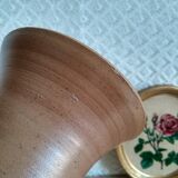 Bonny sandstone vase France handmade vintage