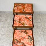 1960s marble nesting coffee table