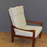 Paire de fauteuils danois en teck vers 1970
