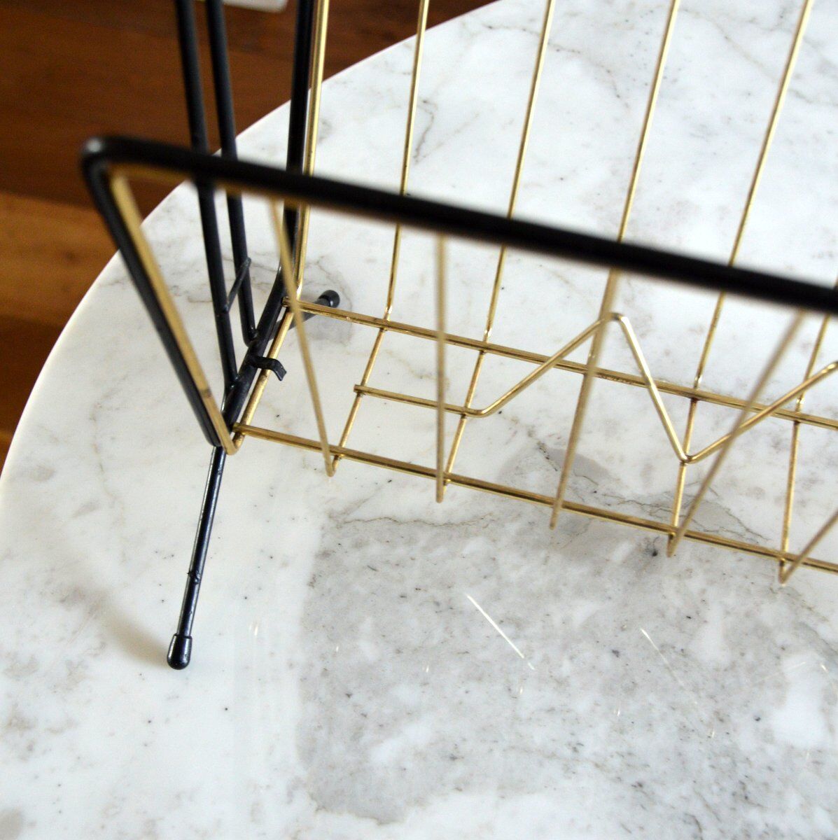 Scandinavian magazine holder 1950s