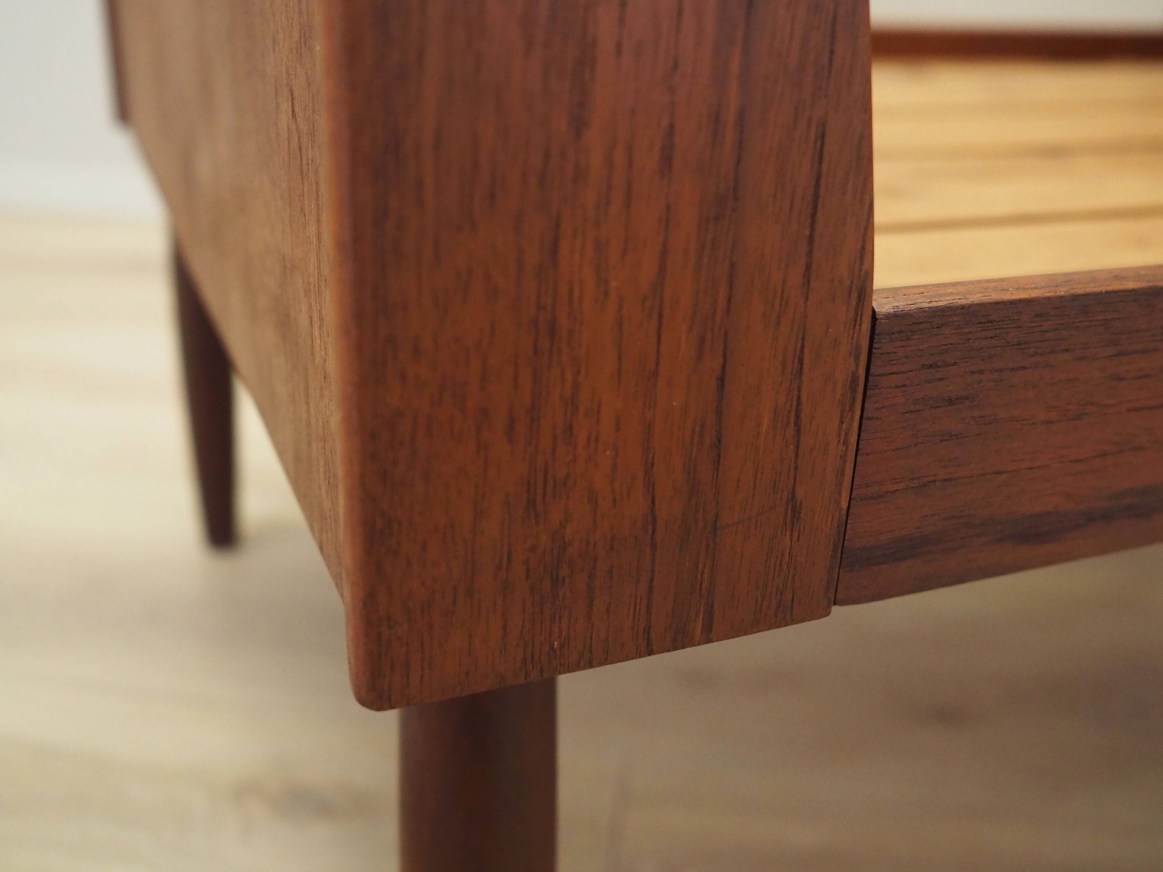 Teak bed, Danish design, 1970s, production: Denmark