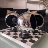 Globes space age chrome Erco 1970