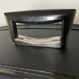 Tartan check suitcase