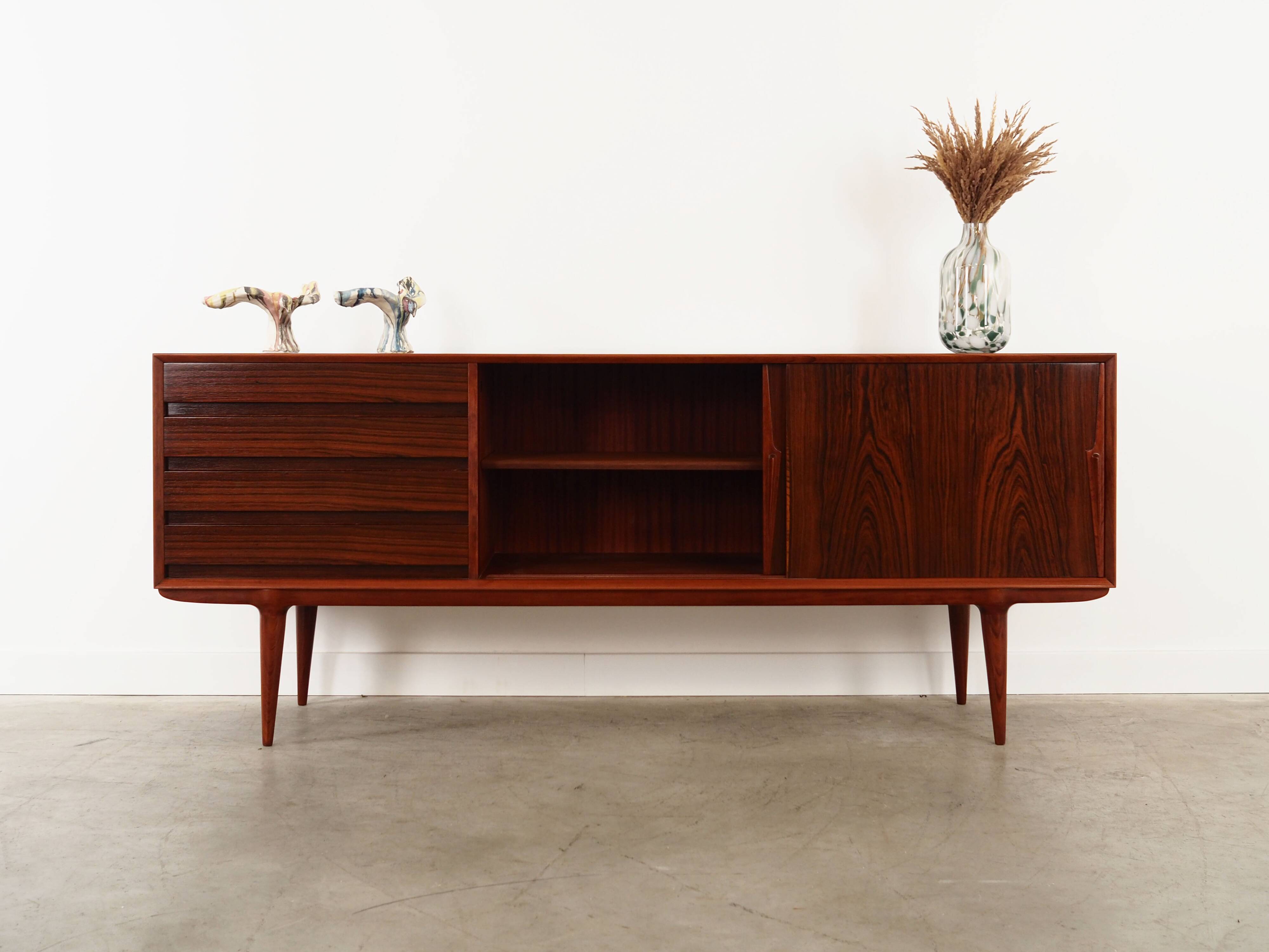 Rosewood sideboard, Danish design, 1970s, manufactured by Omann Jun