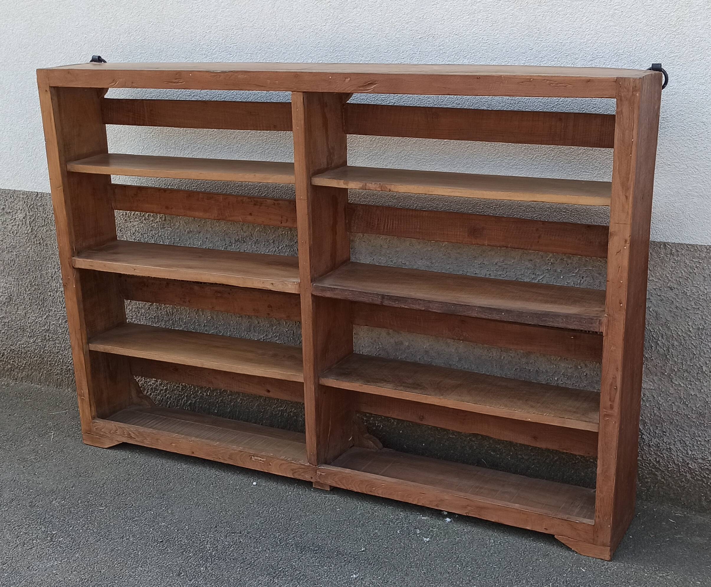 Old wooden wall shelf